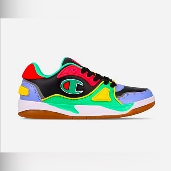 ✨ NEW Champion Rezone Drill Lo Casual Shoes Leather /multi - Picture 1 of 9